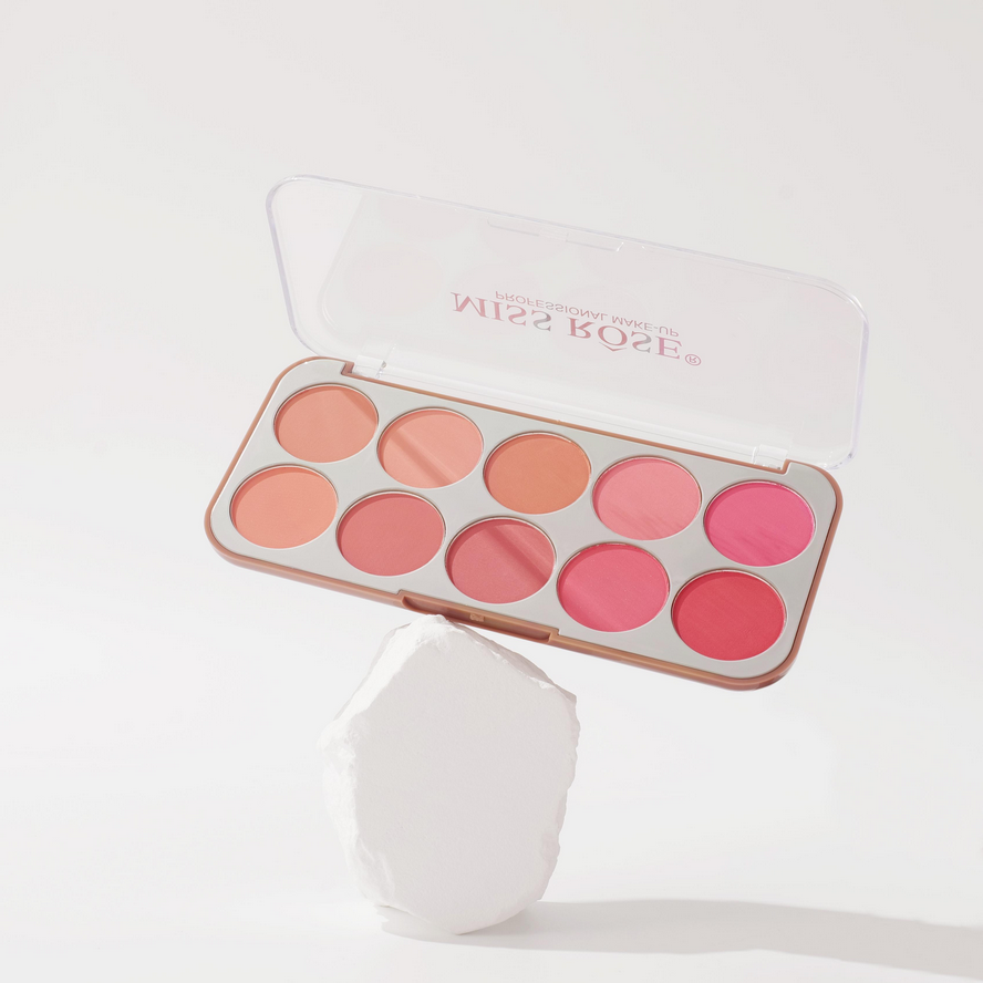 Miss Rose 10 Colors Enduring Blusher Kit