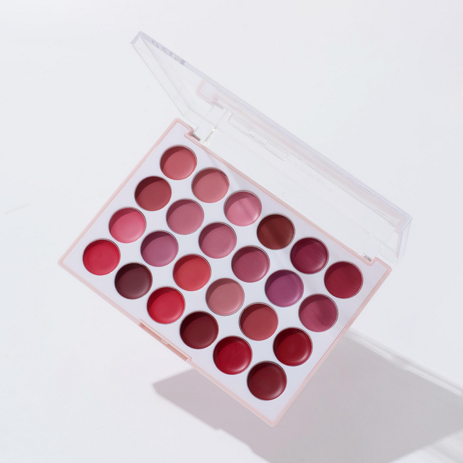 Miss Rose 24 Color All-Round Moisturizing Matte Lipstick palette