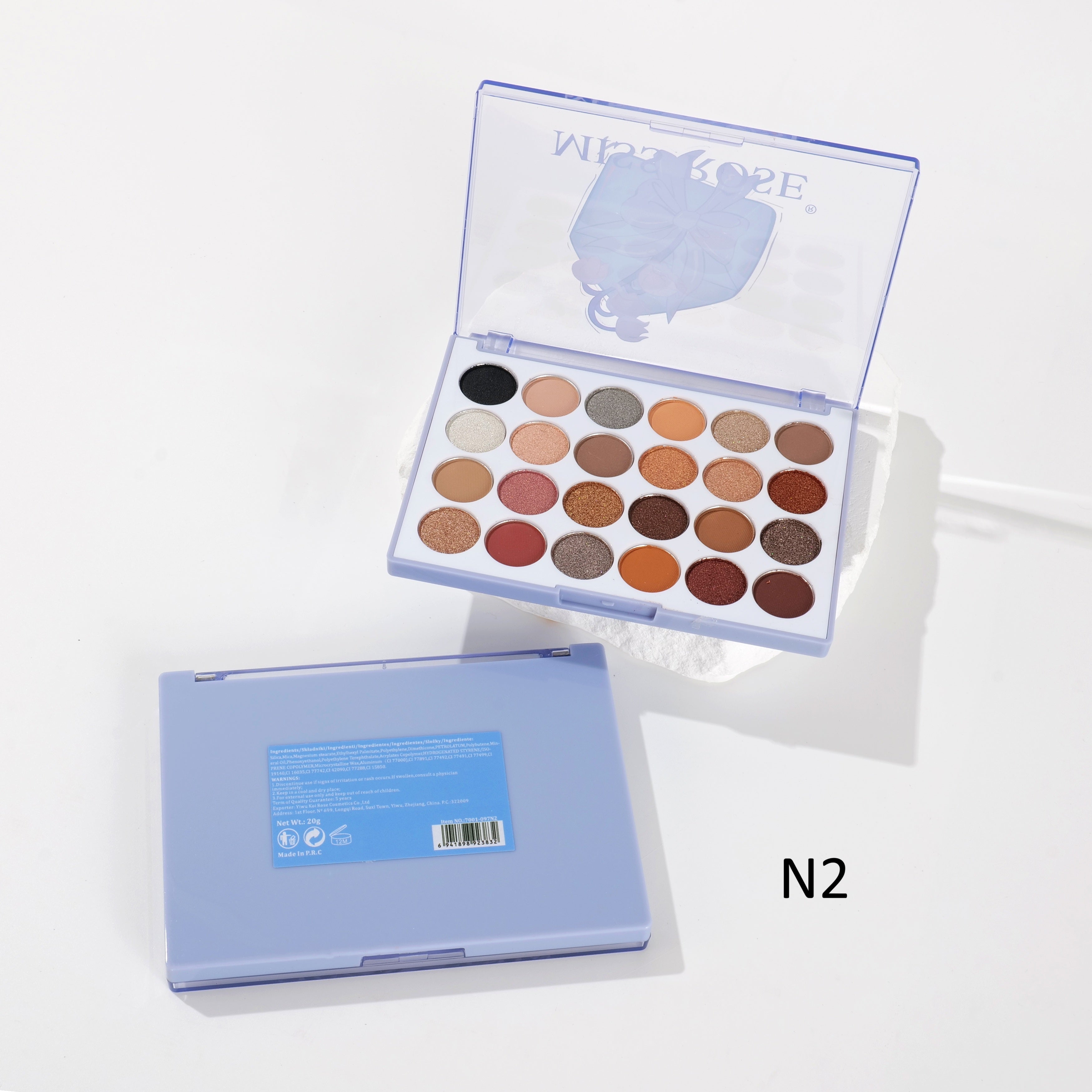 Miss Rose 24 Color Versatile Eyeshadow Palette