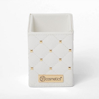 12 Pieces BH White & Pink Studded Elegance Makeup Brush Set