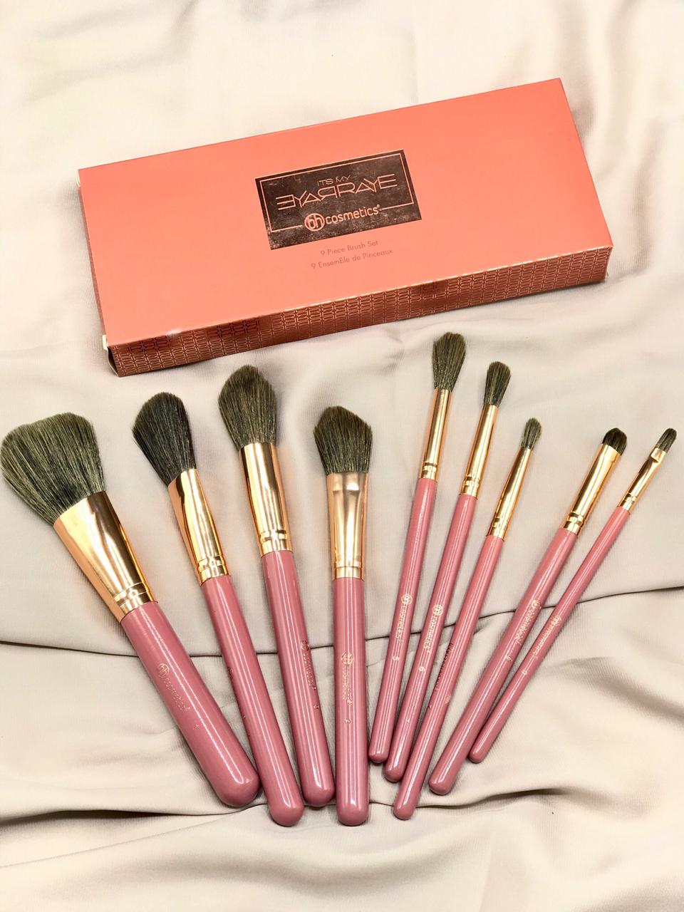 BH COSMETICS ITS MY RAYERAYE 9 PIECE BRUSH SET