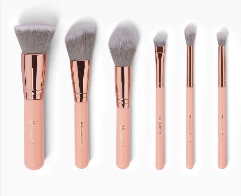 BH Cosmetics Petite Chic Mini 6 Piece Makeup Brush Set