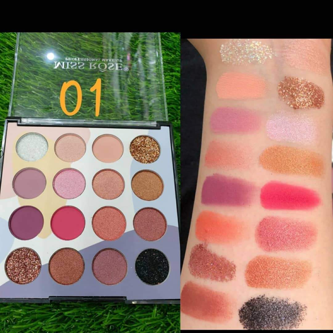 Miss Rose 16 Color Eyeshadow Palette