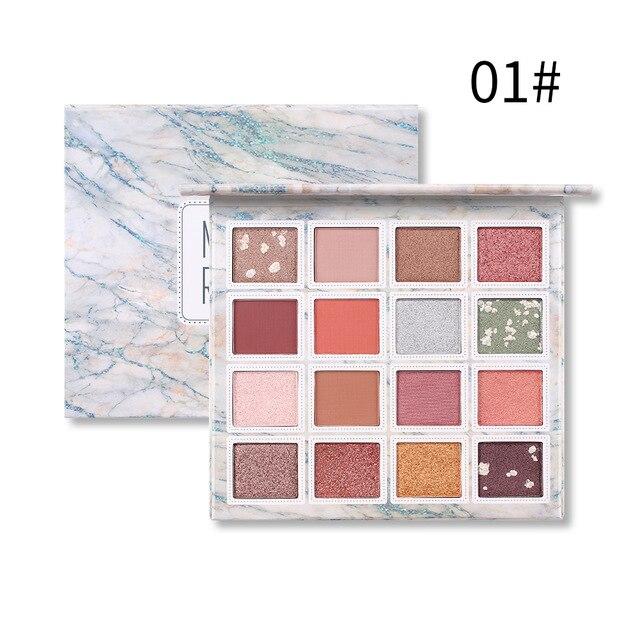 MISS ROSE 16 Color Pigment Eyeshadow Palette