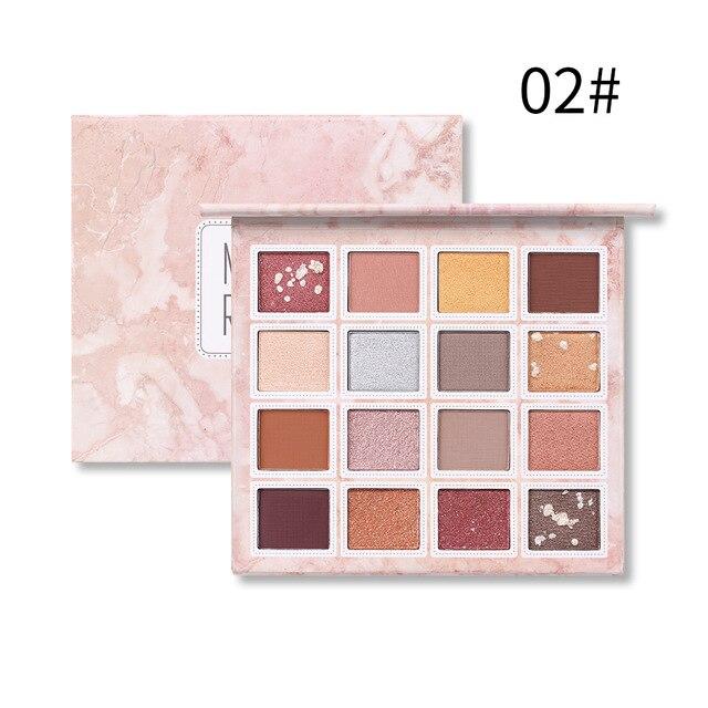 MISS ROSE 16 Color Pigment Eyeshadow Palette